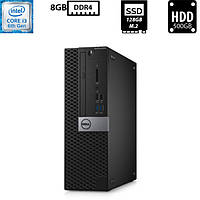Компʼютер Dell Optiplex 5050 SFF/Core i3-6100 3.70GHz/8GB DDR4/SSD 128GB M.2+HDD 500GB/Intel HD Graphics Б/В