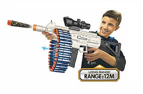Великий акумуляторний бластер NERF 568-3A — зброя для найкрутіших битв! НІРФ із м'якими кулями