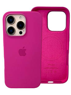 Original Silicone Case for iPhone iPhone 16 Pro, Moon red