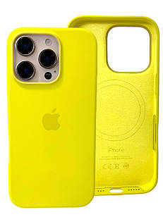 Original Silicone Case for iPhone iPhone 16 Pro, Warm Yellow
