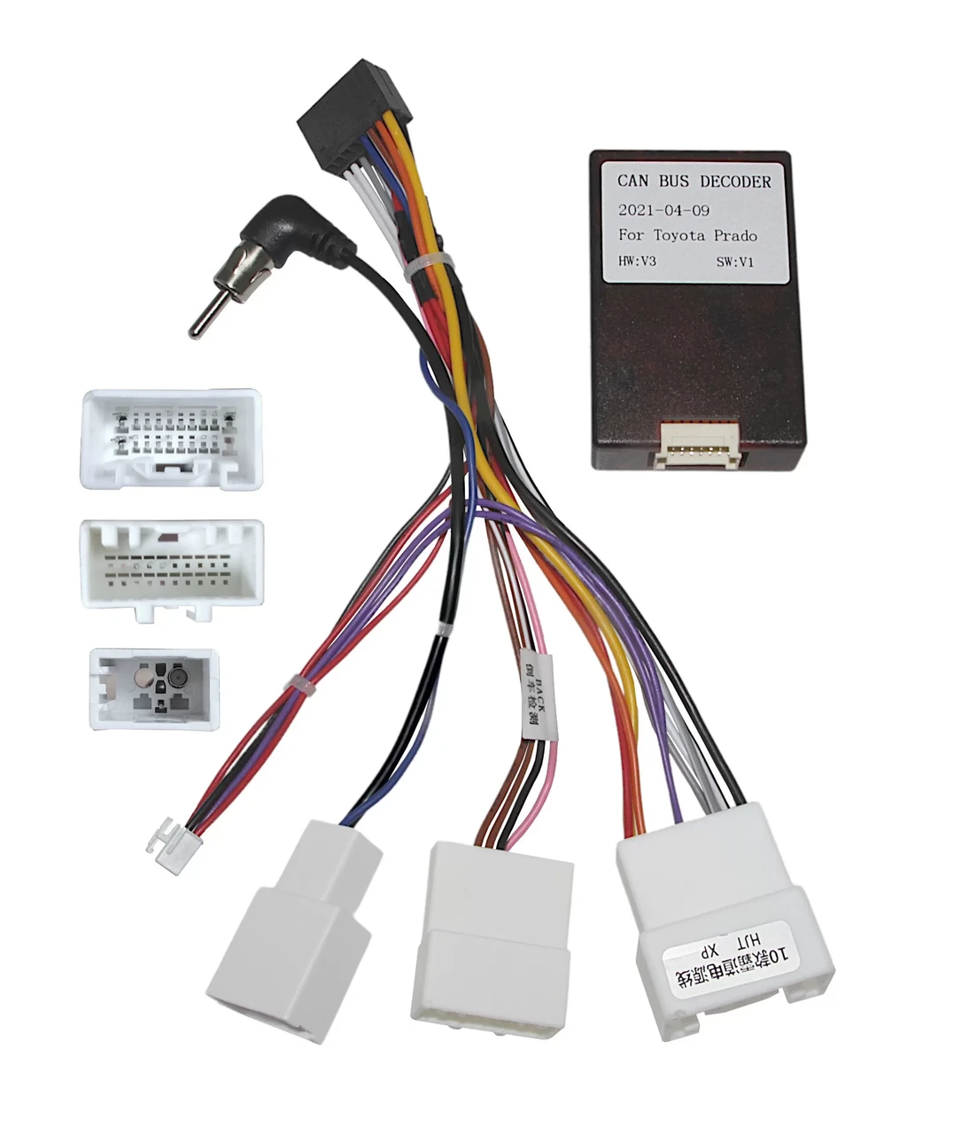 Комплект дротів для магнітол 16PIN CraftAudio TOYOTA-CA-Standart +Antenna + Підсилювач