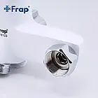 F2234 ванна одноваж. довг. пл. вилив лат. корпус Ø35 (білий/хром) {10/1}, фото 4