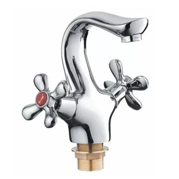 Змішувач для умивальника Frap F10731-B, хром, фото 1