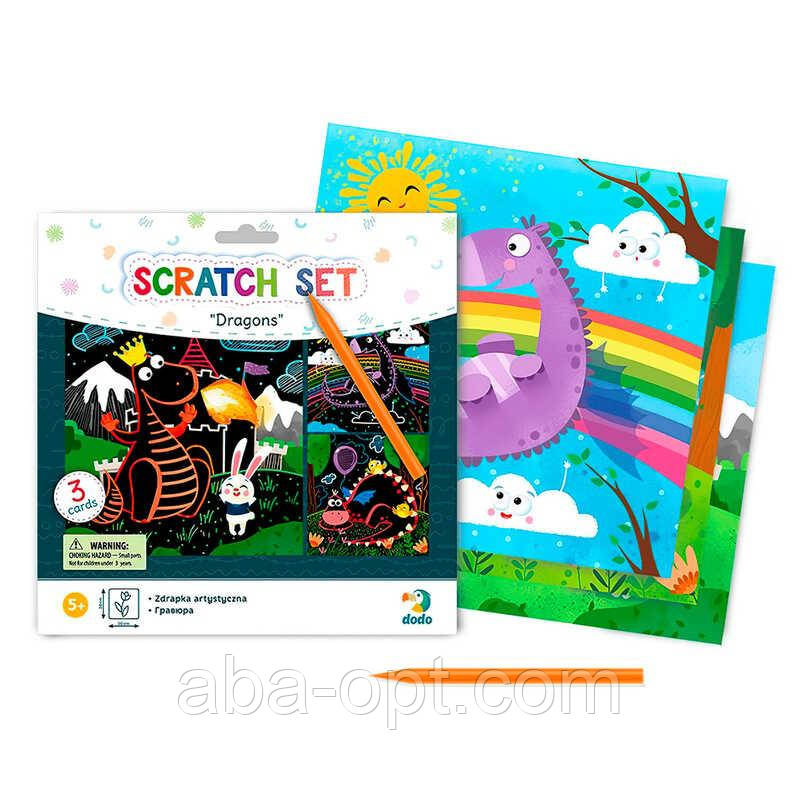 Гра Набір гравюр "Дракони" 300215 (24) "Dodo", фото 1