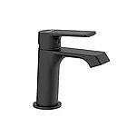 Набір душова система з тропічним душем і змішувачем на умивальник Frap F247161 чорна матова квадратна, фото 6