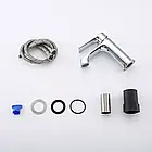 Душова система з тропічним душем і змішувачем на умивальник Frap F2471-10 хром, фото 7