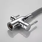 Змішувач для кухні під фільтр Frap F4396 з гнучким виливом, фото 4