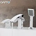 Змішувач для ванни на борт GAPPO G1107, хром, фото 3