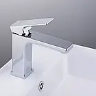 Змішувач для умивальника Gappo Futura G1018 квадратний хром, фото 2