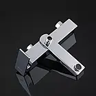 Змішувач для ванни Gappo Futura G3218 квадратний хром з литим зливом, фото 2