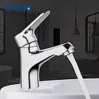 Змішувач для умивальника GAPPO G1036, хром, фото 2