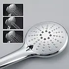 Душова система з тропічним душем прихованого монтажу Gappo G7104 на три споживача хром, фото 3