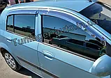 Вітровики, дефлектори вікон Hyundai Getz 2002-2011 (Autoclover/Корея), фото 2