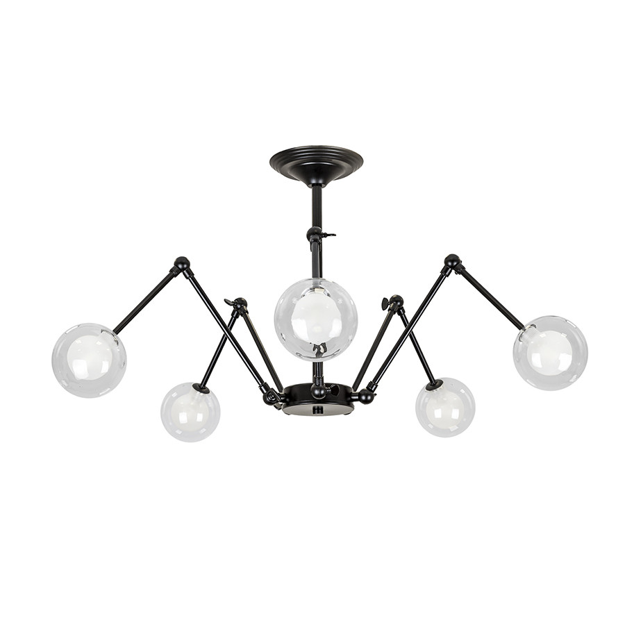 Люстра Levistella 761S1005F-5 BK+CLWH, фото 1