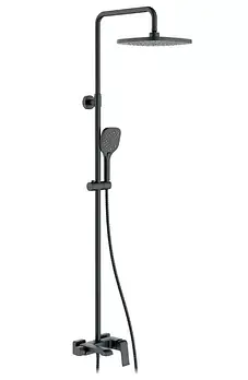 Душова система GAPPO G2450 вилив - перемикач на лійку, 3-функції, чорний