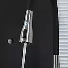 G4399-65 кухня під осмос одноваж. вис. силікон. вилив нерж. сталь гайка Ø35 (сатин) {8/1}, фото 5