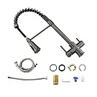 G4398-69 кухня під осмос одноваж. вис. силікон. вилив лат. шпилька Ø35 (сірий Gungrey) {8/1}, фото 3