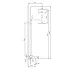 G2406-9 душ. система 3х функц. одноваж. лат. Ø35 (сірий Gungrey) {3/1}, фото 5