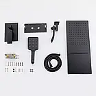 G7107-76 душ. система вбуд. 4х функц. одноваж. лат. Ø35 (чорний) {2/1}, фото 2