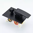 G7107-76 душ. система вбуд. 4х функц. одноваж. лат. Ø35 (чорний) {2/1}, фото 5