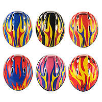 Дитячий шолом Helmet Fire для роликів, велосипеда 5+