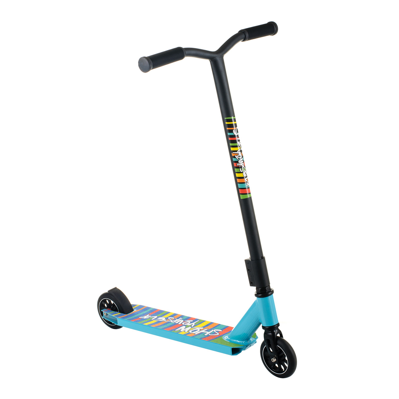 Трюковий самокат Scooter, колеса 110 мм PU алюміній 6+ Бірюза