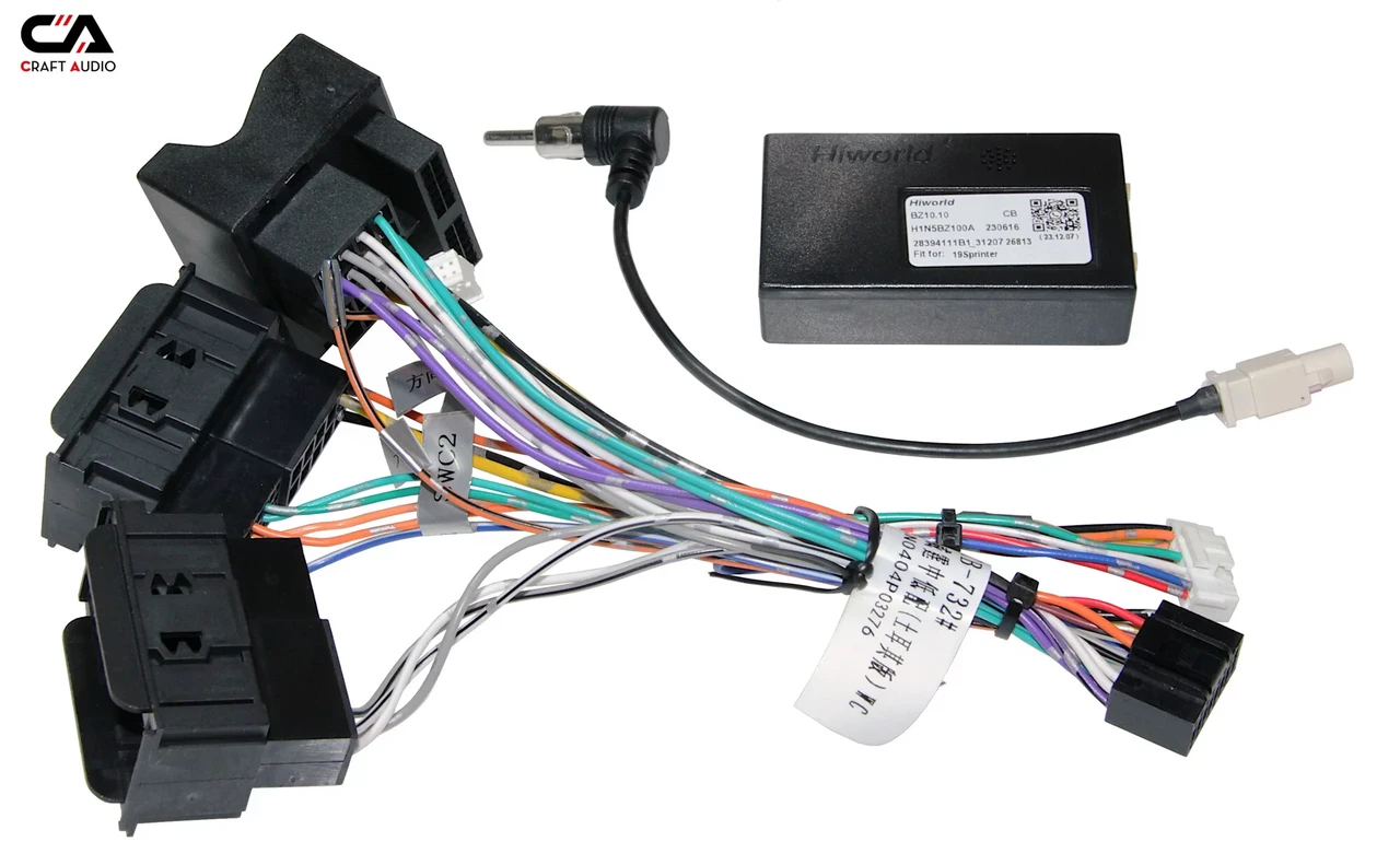 Комплект дротів для магнітол 16PIN CraftAudio MERCEDES BENZ CB-732#