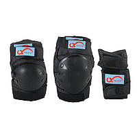 Набір підліткового захисту для роликів (наколінники, налокітники, рукавички) 12+