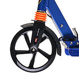 Самокат дитячий Urban Scooter колеса 200 мм PU з ручним гальмом Жовтий 10+, фото 4