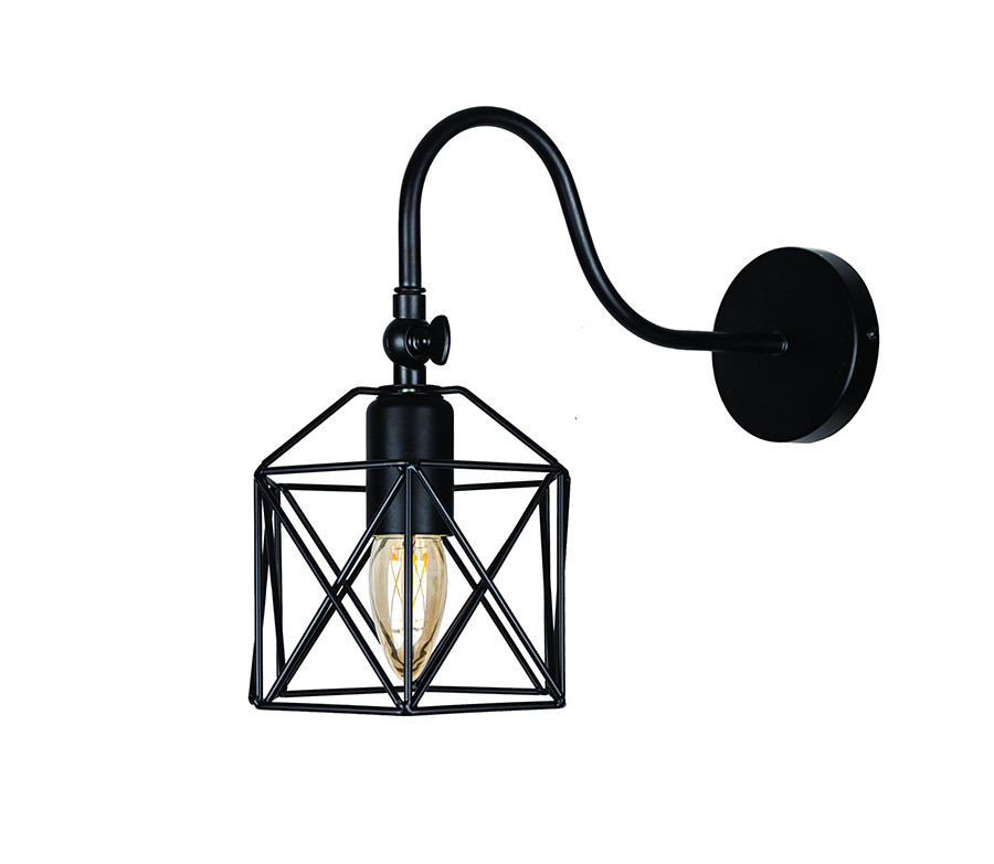 Бра в спальню LVS 756WPR101F3-1 BK, фото 1