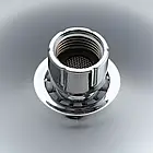 F015-25 лійка стельова кругла 250mm хром-білий (коробка) {20/1}, фото 6