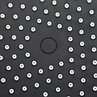 F016-25 лійка стельова кругла 250mm ABS пластик чорна (коробка) {20/1}, фото 5