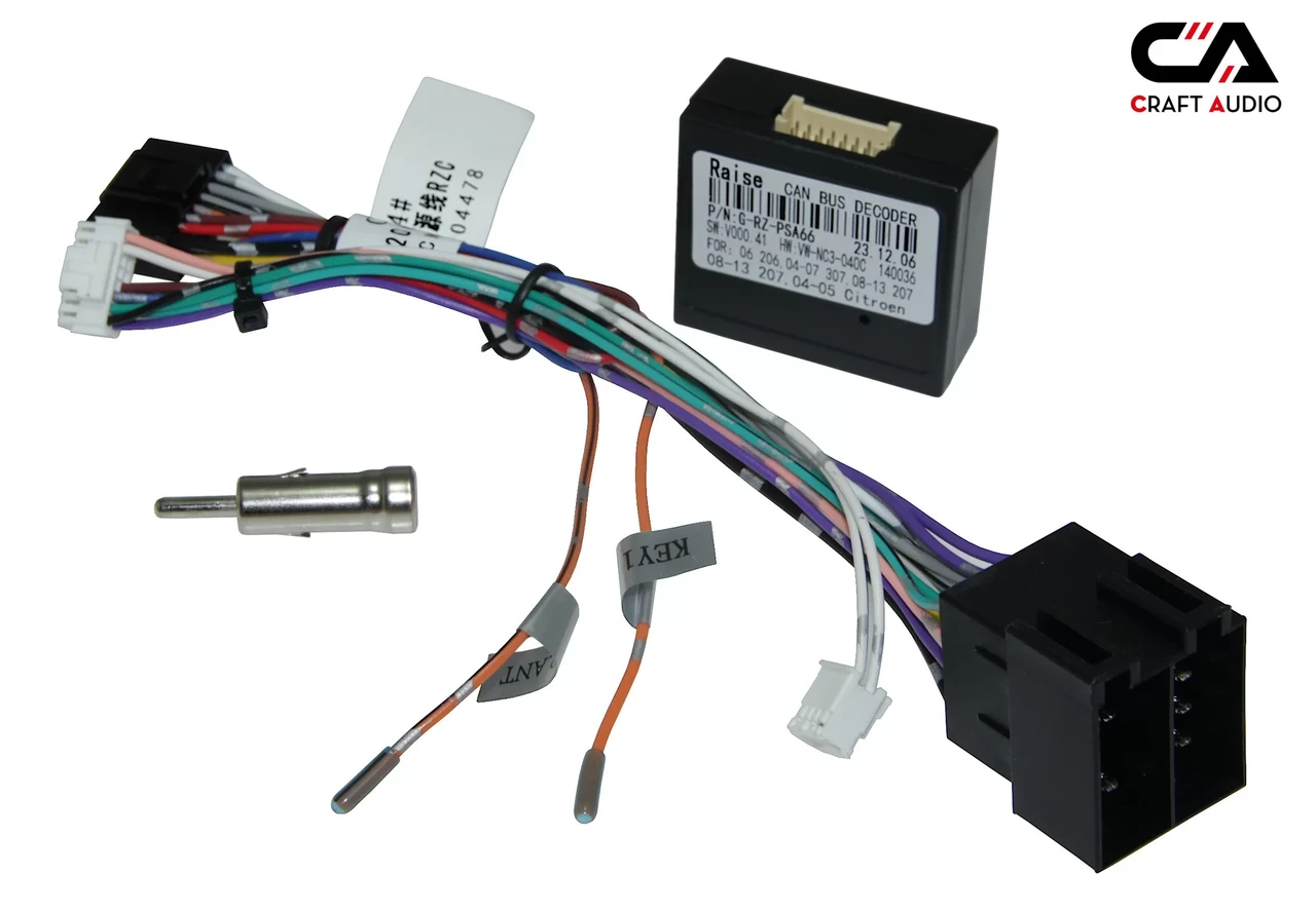 Комплект дротів для магнітол 16PIN CraftAudio PSA CB-884# + G-RZ-PSA66 Peugeot