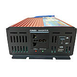 Перетворювач напруги Power 4000 Вт 12V/220V інвертор 4000W DC to AC, фото 3