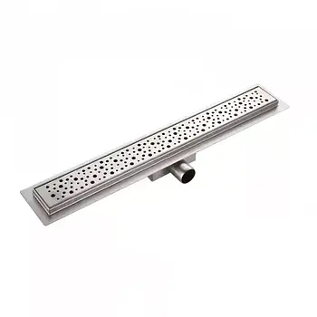 Душовий трап Gappo G86007-2 70*600 мм лінійний із неіржавкої сталі матовий комбінований закрив