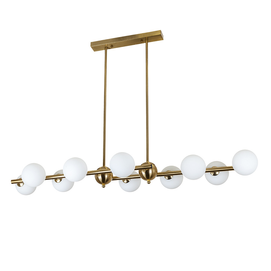 Люстра Levistella 761V1020-10 BRZ+WH, фото 1