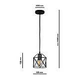 Підвісний світильник Levistella 756PR101F-1 BK, фото 3