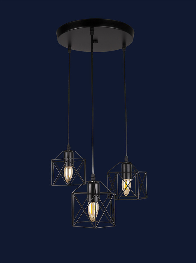 Підвісний світильник Levistella 756PR101F-3 BK (300), фото 1