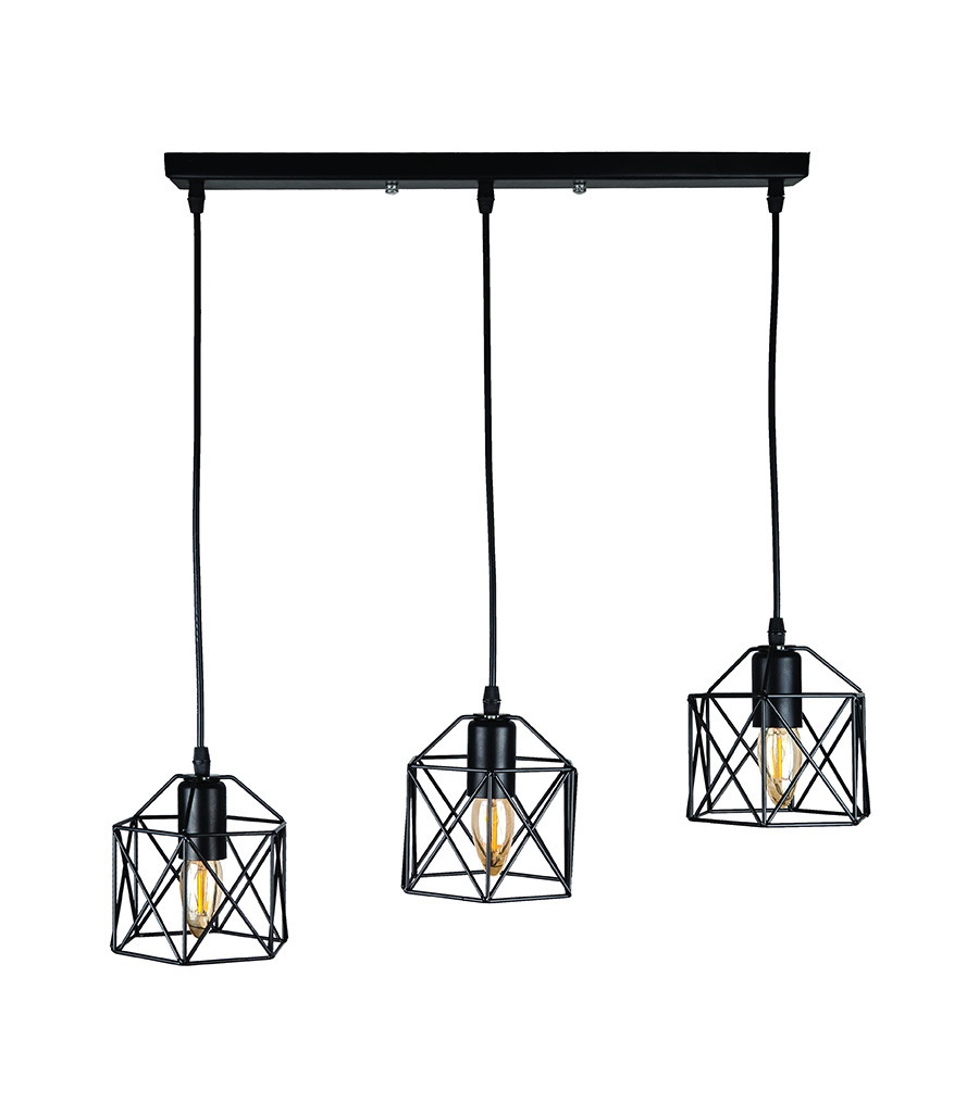 Підвісний світильник Levistella 756PR101F-3 BK (500), фото 1