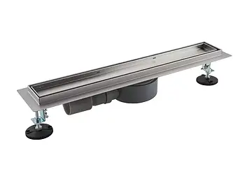 Душовий трап Gappo G87007-4 70*700 мм лінійний із неіржавкої сталі матовий комбінований закрив