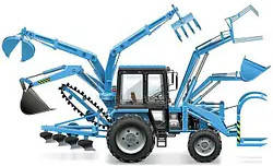 Аксесуари для мотоблоків та тракторів