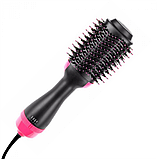 Фен щітка 3 в 1 для укладання волосся One Step Hair Dryer, гребінець фен випрямляч волосся (1) = 30 шт.), фото 3