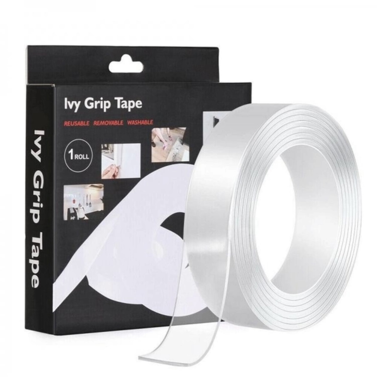 Багаторазова надсильна клейка стрічка для кріплення 5 м Ivy Grip Tape