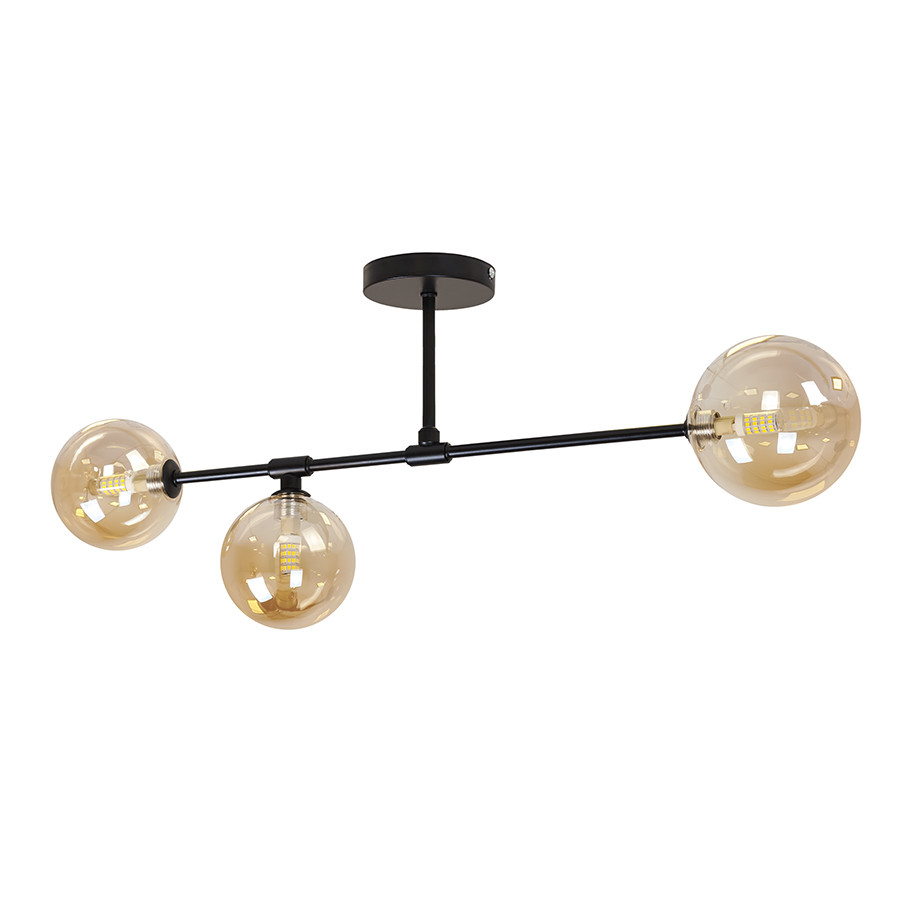 Люстра Levistella 761X1210F-3 BK+BR (100), фото 1