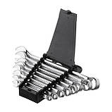 Набір ключів комбінованих 8 од., STORM, 6-19 мм, Cr-V INTERTOOL XT-1002, фото 2