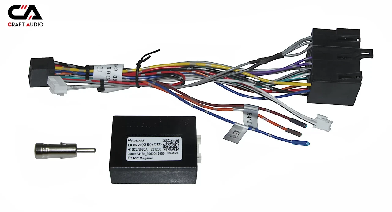Комплект дротів для магнітол 16PIN CraftAudio CB-645#B + LN06.20 Renault