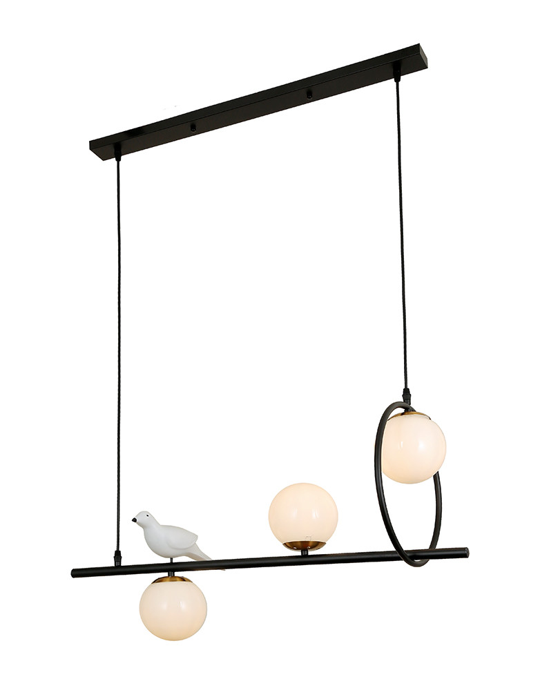 Люстра 761BS02-3 BK+WH, фото 1