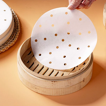 Папір для бамбукової пароварки 100 шт, діаметр 10см