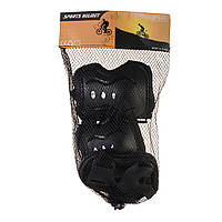 Набір дитячого захисту для роликів зі світловідбивачем (наколінники, налокітники, рукавички) 4+