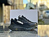 Чоловічі кросівки Hoka Skyline-Float X Gore-Tex Black White Чорно-білі Взуття Хока Скайлайн Флот Ікс текстиль gore-tex демісезон, фото 4